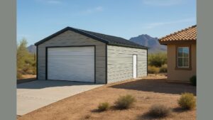 Steel garages protect vehicles, lower maintenance costs, and increase Arizona home value.