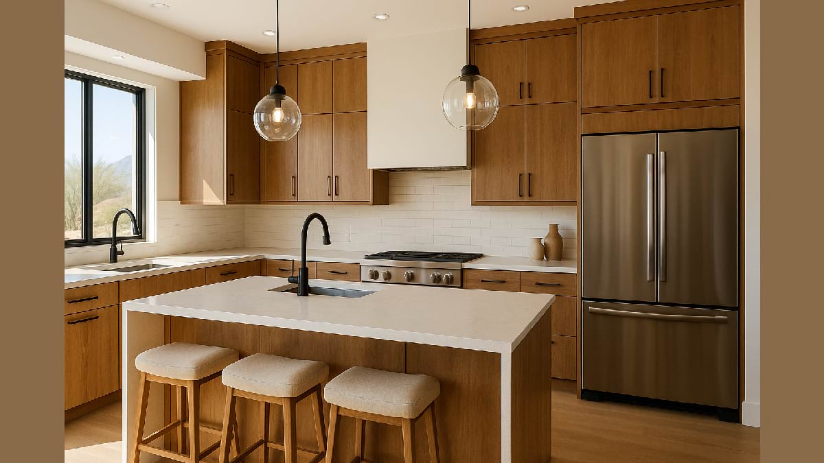 2025 Arizona kitchen remodel trends boost home value with modern, heat-smart design.