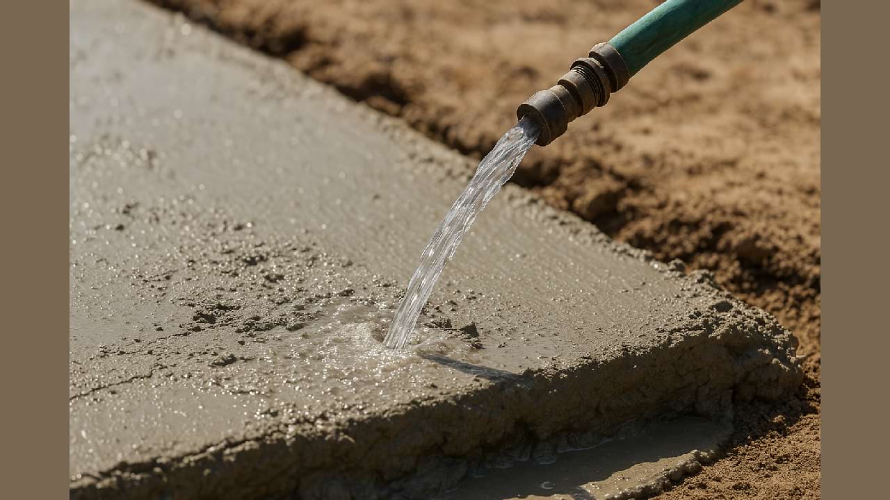 Cooling fresh concrete with chilled water, timing, and shading prevents cracking and shrinkage.