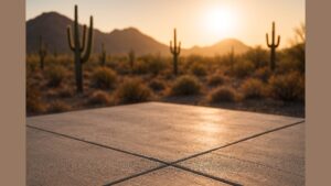 Protect concrete in Arizona heat with proper curing, cooling methods, and surface protection.